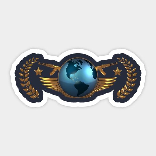 CS GO The Global Elite (Simple/Clean) Sticker by Nlelith